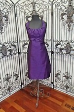 SR253 ALFRED SUNG D436 SZ 10 PURPLE  FORMAL PARTY PROM BLACK TIE GOWN DRESS