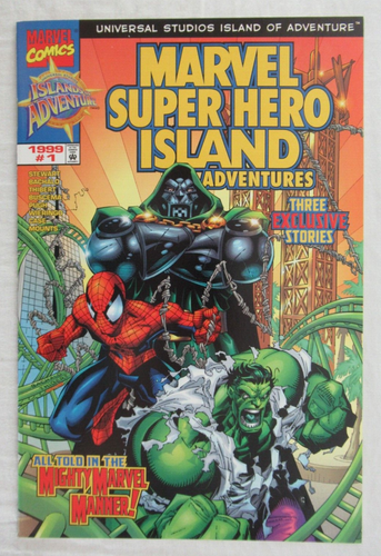 Marvel Super-Hero Island Adventures #1 Universal Studios Exclusive 1999 - Picture 1 of 2