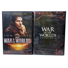 War of the Worlds & Bonus 2 DVD Tom Cruise Steven Spielberg Widescreen Special