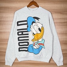 Vintage 90s Mickey  Co Disney Sweatshirt Donald Duck Crewneck Pullover Graphic