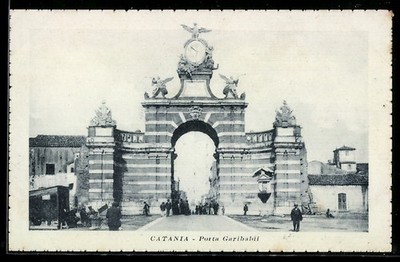 Catania, Porta Garibaldi, Ansichtskarte 