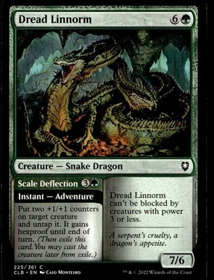 2022 Commander Legends: Battle for Baldur's Gate Dread Linnorm // Scale