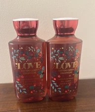 LOVE COTTON CANDY CHAMPAGNE Bath & Body Works Shower Gel Bubbly Rose Strawberry