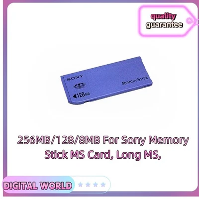 256MB/128/8MB For Sony Memory Stick MS Card, Long MS, For Sony Camera Old Model - Image 1 of 4