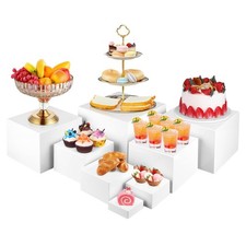 8PCS Buffet Risers  Large Food Risers for Buffet Table, Dessert Table Display ...