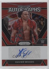 2024 Panini Prizm WWE Superstar Red 38/99 Xavier Woods #SA-XWD Auto 1co7