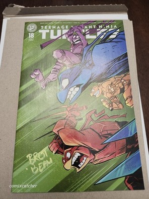 Ninja Turtles Issue #18 Brett Bean Exclusive with COA VF,  see pictures 