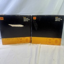 VINTAGE Kodak Carousel Transvue 80 Slide Trays  Lot of 2 In Original Box