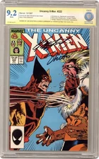 Uncanny X-Men #222D CBCS 9.2 Witnessed Sig Shooter/Claremont 1987 7011697-AA-077