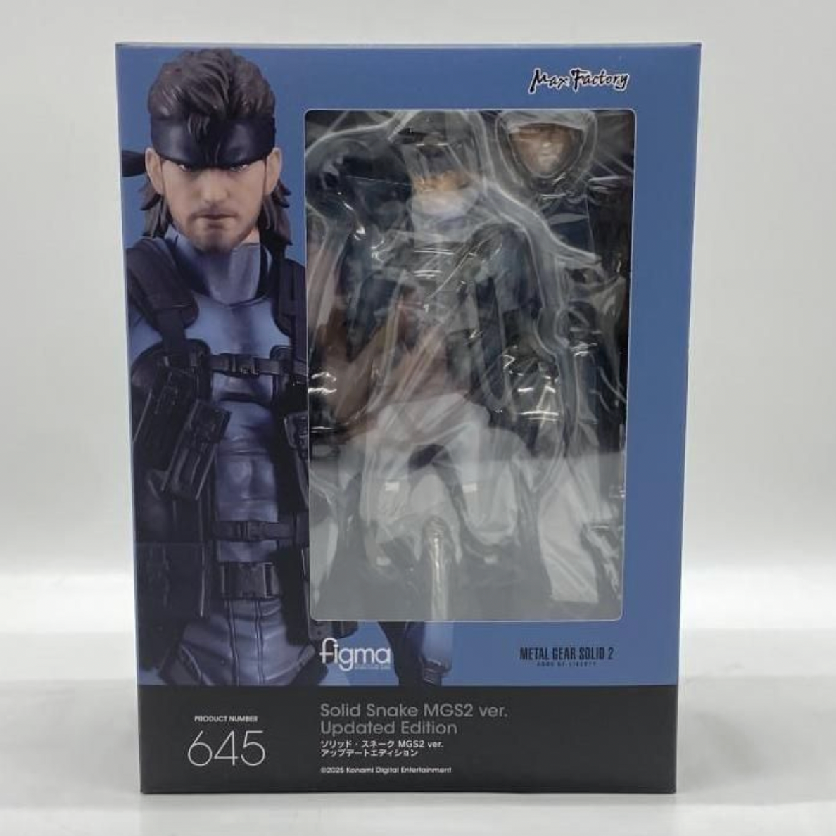 figma Solid Snake MGS2 ver. アップデートエディション figma Solid Snake: MGS2 ver. Updated Edition Figure (METAL GEAR