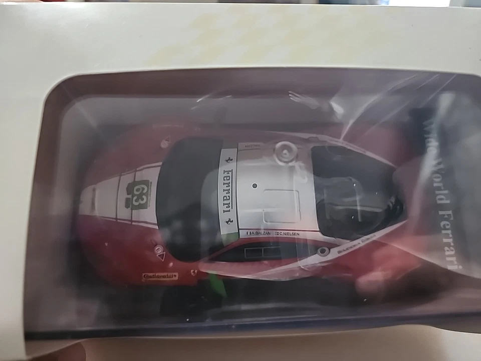 RARO GL Racing Ferrari 488 GTE #63 2016 IMSA carrocería se adapta a 1/28 Kyosho MiniZ RC Foto 2 de 2