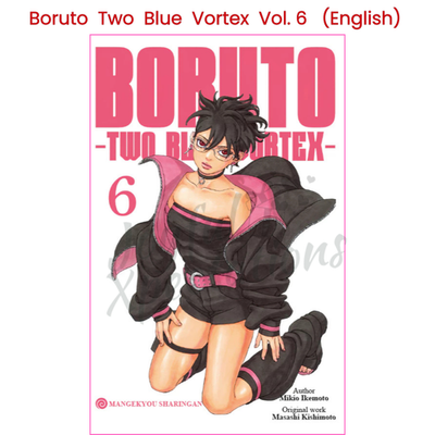 BORUTO 全20巻　two blue voltex全6巻セット Boruto: Two Blue Vortex Manga Single LATEST Volume 6 English