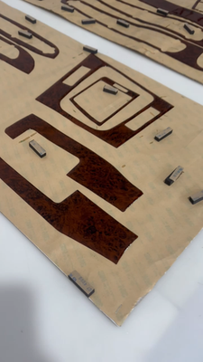 WOOD TRIM OVERLAY KIT FOR BMW E46 WALNUT PRE CUT SELF ADHESIVE | eBay