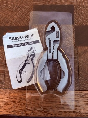 Swiss Tech 9-In-1 Micro-Plus  EX Stainless Steel Multi-Tool