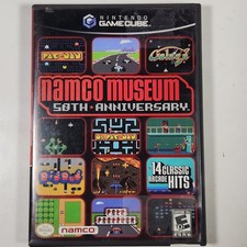 Nintendo GameCube Video Game + Case Namco Museum 50th Anniv. 2005 (See Descrip)