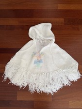Vintage Baby Toddler Cape Shawl Poncho Hand Made Knitted Crocheted 18 Mo 2T 3T