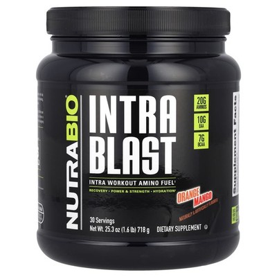 NutraBio, EAAs BCAAs, Muskelwachstum, Orange-Mango, 718 g