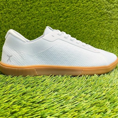 Flux Footwear Adapt Trainer White Gum Mens Size 10 Athletic Knit Shoes Sneakers