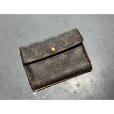VTG 90s Louis Vuitton Monogram Porte-Tresor Wallet - Brown