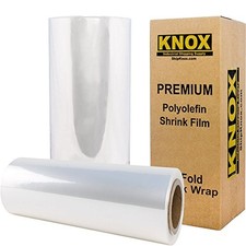 Knox Brand - 14" 75 Gauge Polyolefin Shrink Film Heat Wrap POF Centerfold 525...