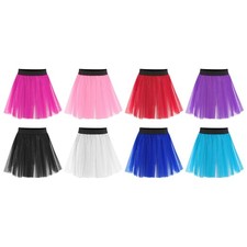 Kids Girls Dancewear Ballet Skirt Dance Dress Princess Carnival Figure Skating