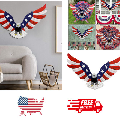 American Eagle Patriotic decorations, Decoration Metal Wall Art, American Flag