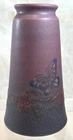 1921 Rookwood Butterfly Floral Matte Vellum Pottery Vase Artist Signed Lincoln