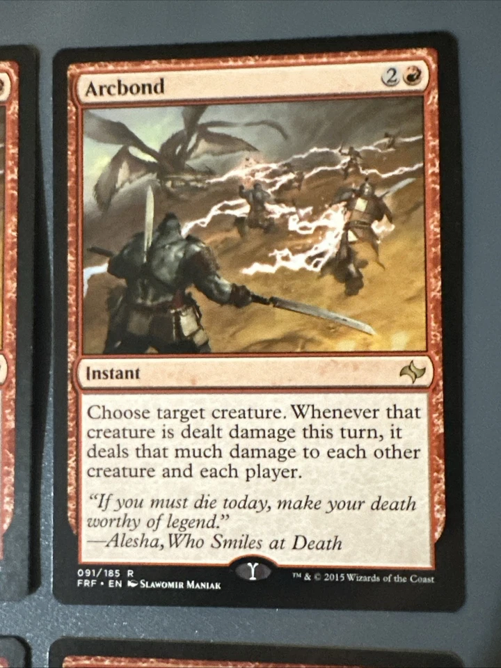 Arcbond X4 Fate Reforged Ex/NM Condition See Front/back Pics - Image 4 of 4