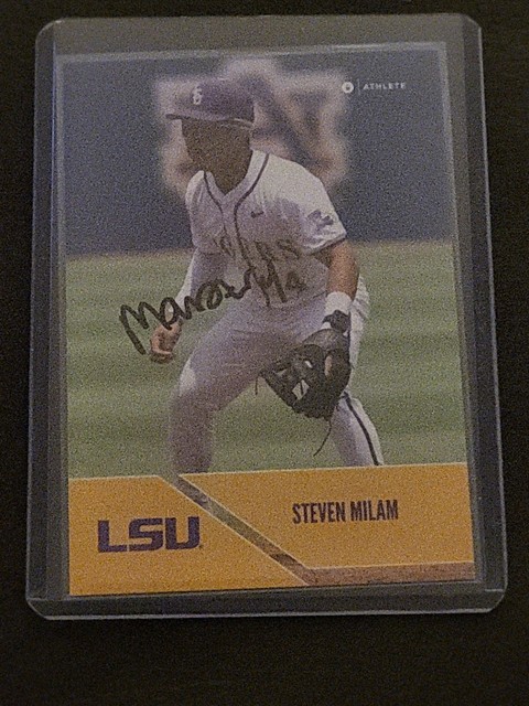 Steven Milam Autographed Onit Card- LSU Baseball