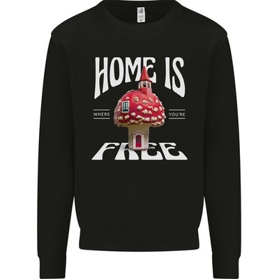 Pilze Home Is Where You'Re Free Kinder Sweatshirt Pullover