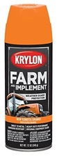 Kubota Orange Spray Paint 12 oz High Gloss Farm Implement Paint and Primer