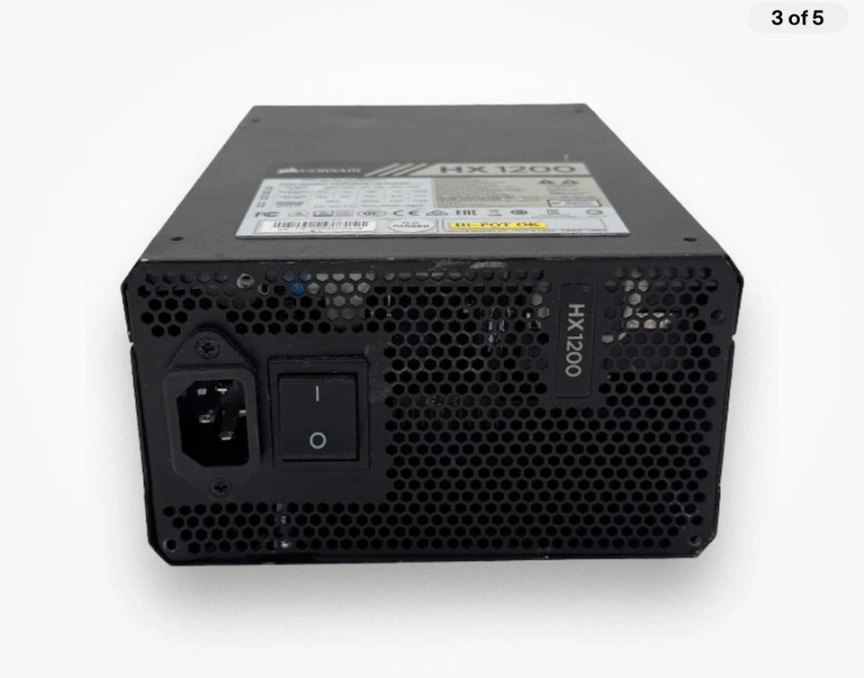 Corsair HX1200 ATX PC-Netzteil - 1200 Watt - 80 Plus Platinum ohne Kabel - Bild 2 von 4