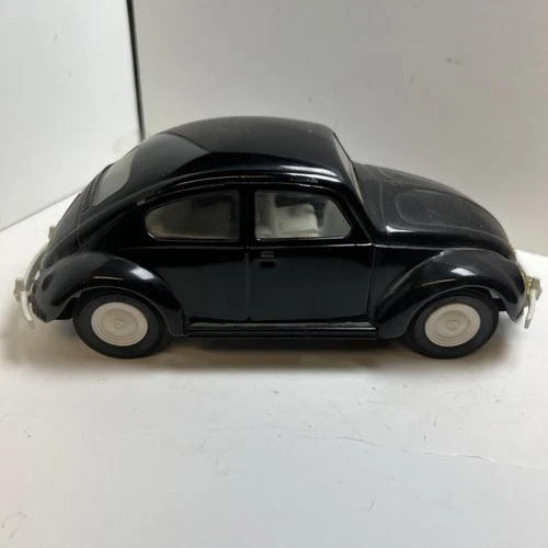 Vintage Tonka Volkswagen Black Beetle Bug #52680 Pressed Metal Car 1960’s 8.5"