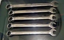Craftsman Professional Large Metric Wrenches 22 23 24 25 30mm Used Polished