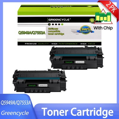 2PK Q5949A 49A Toner Cartridge For HP LaserJet 1160 1320 1320N 3390 3392 Printer