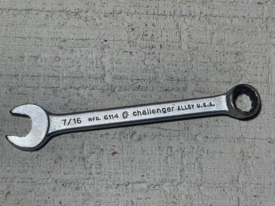 Vintage Challenger by Proto 6114 7/16'' Combination Wrench 12 Point USA