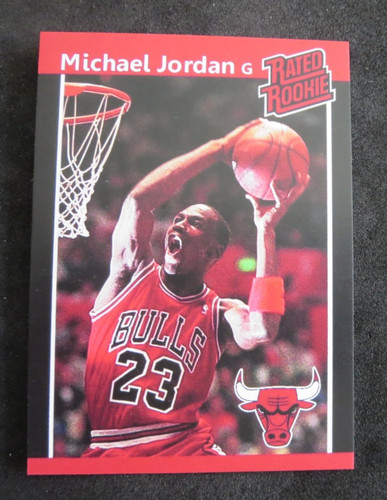 Rated Rookie Michael Jordan Chicago Bulls UNC