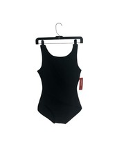 NWT Capezio Women s Tank Leotard Ballet Black Soft Cotton CC201 Size Large