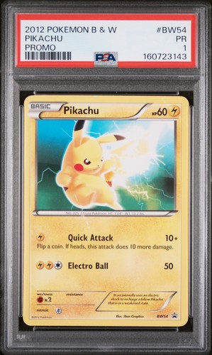 Pikachu graded PSA 1 for sale on eBay