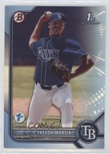 2022 Bowman Draft 1st Edition Sky Blue Foil Trevor Martin #BD-184 0jm6