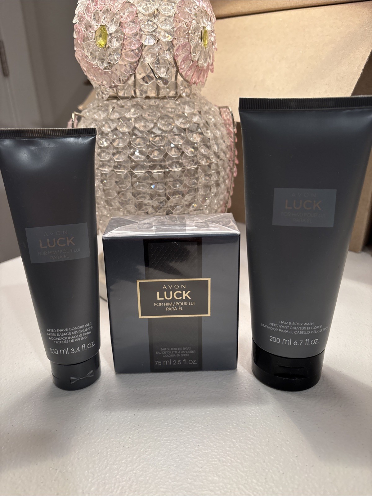 W/ Hair & Body Wash & After Shave Conditioner Sealed