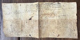 Original Handschrift Urkunde Frankreich 1705 Bordeaux Louis XIV Pergament