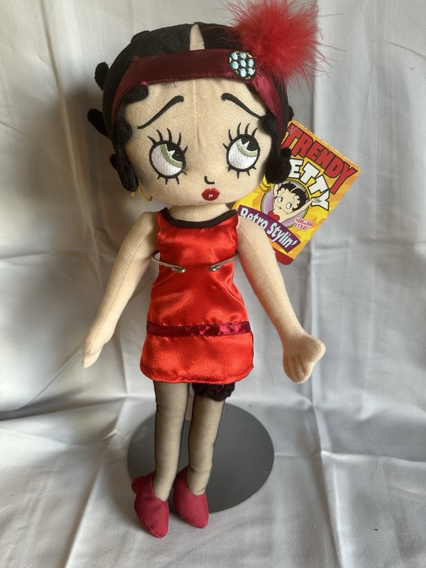 2009 Sugar Loaf Betty Boop Retro Stylin King Features Syndicate 16” Plush Doll