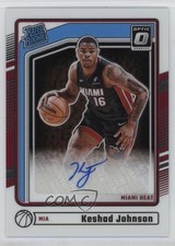 2024 Panini Donruss Optic Rated Rookie Signatures Keshad Johnson #326 Auto pe8