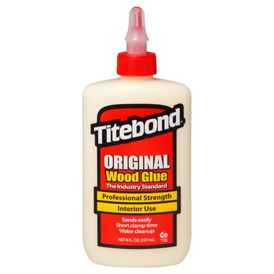 Titebond Original Wood Glue 5063 - Industry Standard for Woodworking, 8 oz