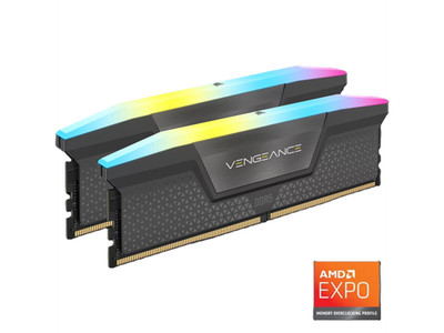 CORSAIR Vengeance RGB 16GB (2 x 8GB) 288-Pin PC RAM DDR5 5200 (PC5