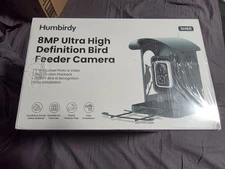 SOLIOM Humbirdy 4K 8MP  ULTRA DEFINITION BIRD FEEDER CAMERA METAL  NEW SH66 AI