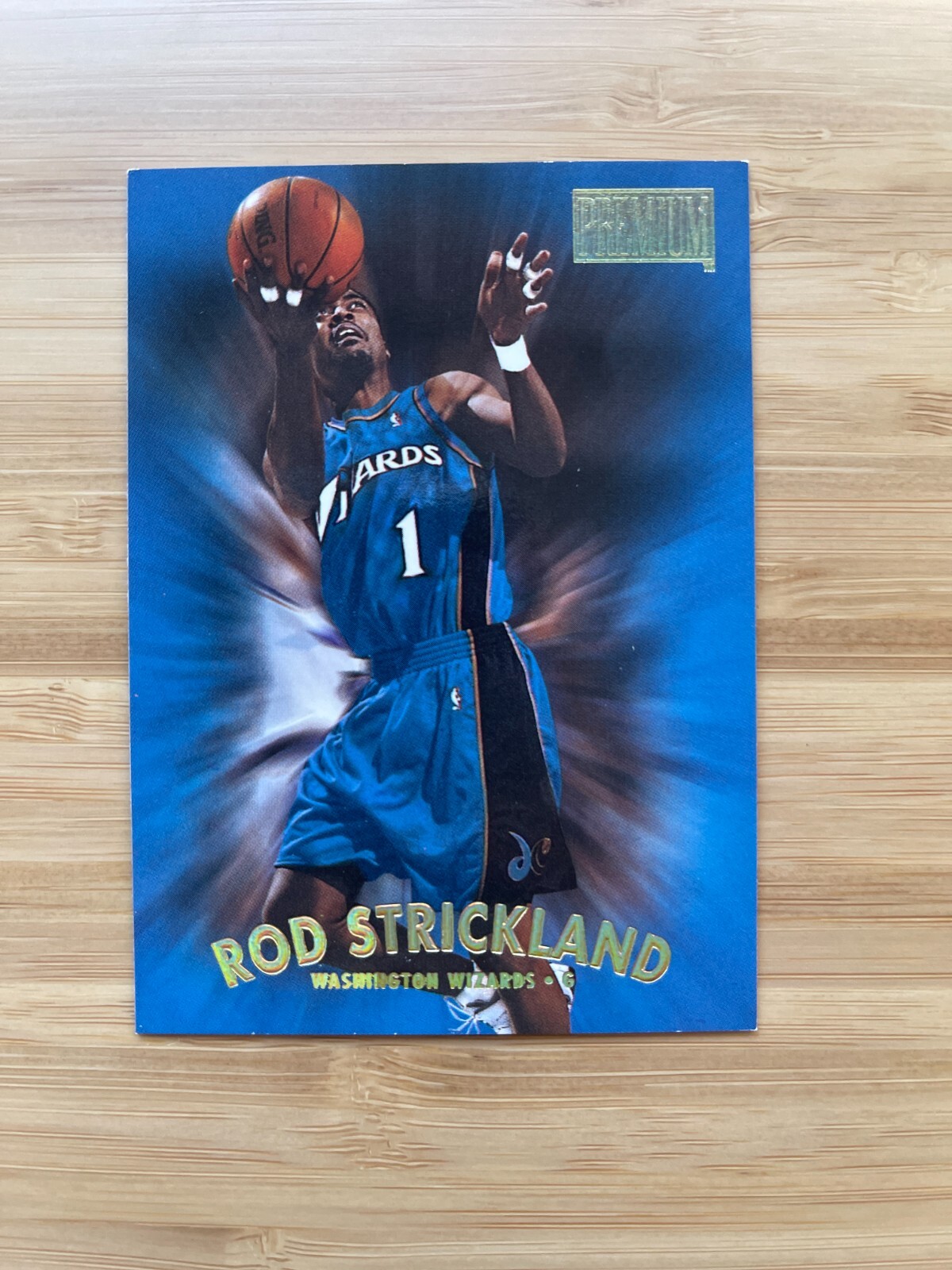 Rod Strickland 1997-1998 Skybox Premium Washington Wizards #135 Hall of Fame