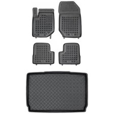 RX05271161-2 Satz Fußmatten und PE Kofferraumwanne für Peugeot 208 II ab 2019 RX05271161-2 Satz Fußmatten und PE Kofferraumwanne für Peugeot 208 II ab 2019