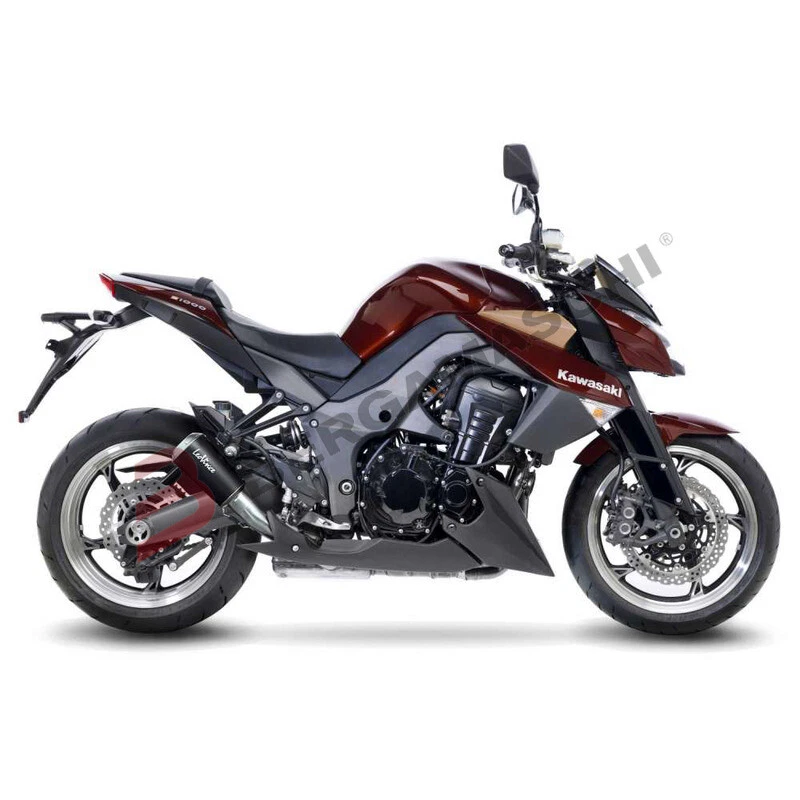 LEOVINCE 15209B COPPIA TERMINALI SCARICO LV-10 BLACK KAWASAKI Z1000 10-20 Foto 3 de 4